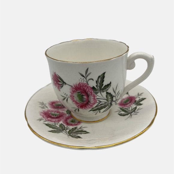 Taylor & Kent Other - Vintage Taylor & Kent Elizabethan Fine Bone China Cup & Saucer England Floral